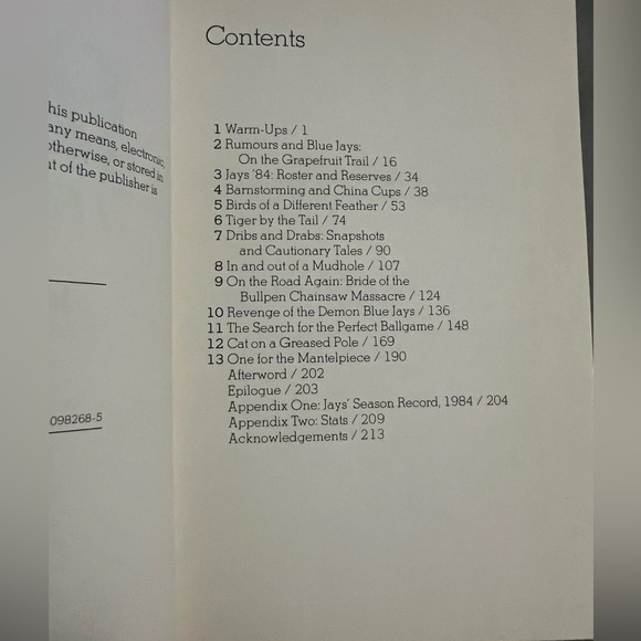 Jays! A Fan's Diary - Jon Caulfield (1985) Toronto Blue Jays Vintage Book - Picture 5 of 6